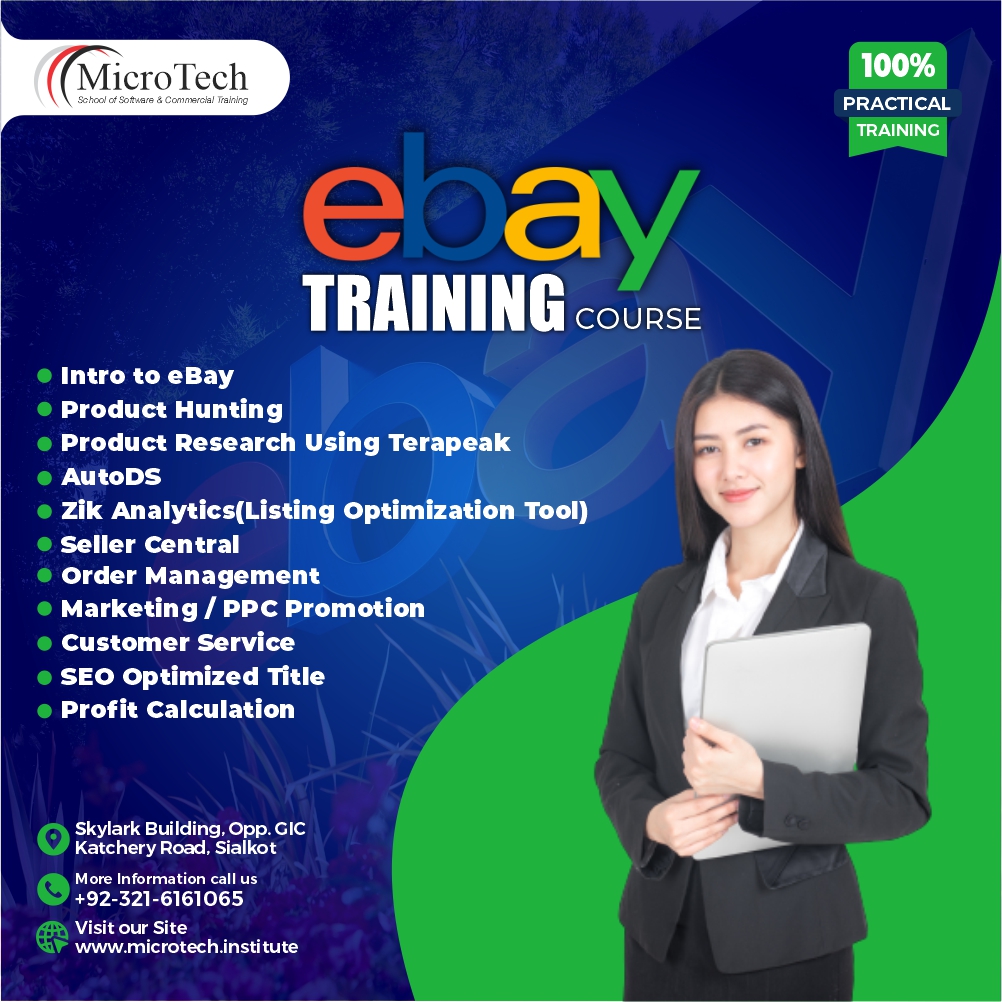 Ebay Practical Training course microtech institute sialkot