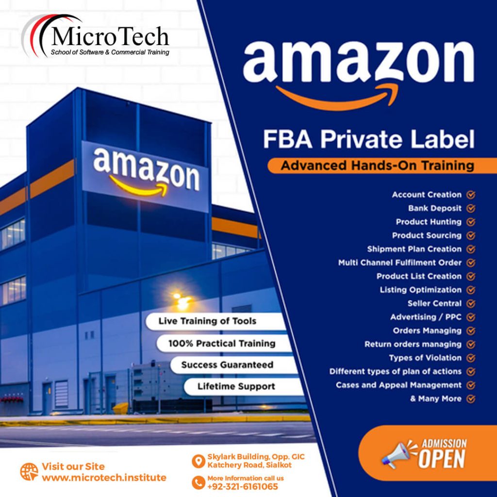 Amazon-PL-FBA-practical-training-in-sialkot-microtech-institute-sialkot