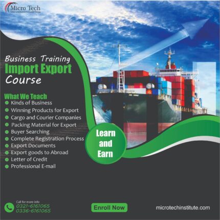 Import Export Course with AI in Pakistan 2026 – Microtech Institute