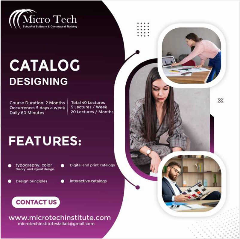 Catalog Designing Course