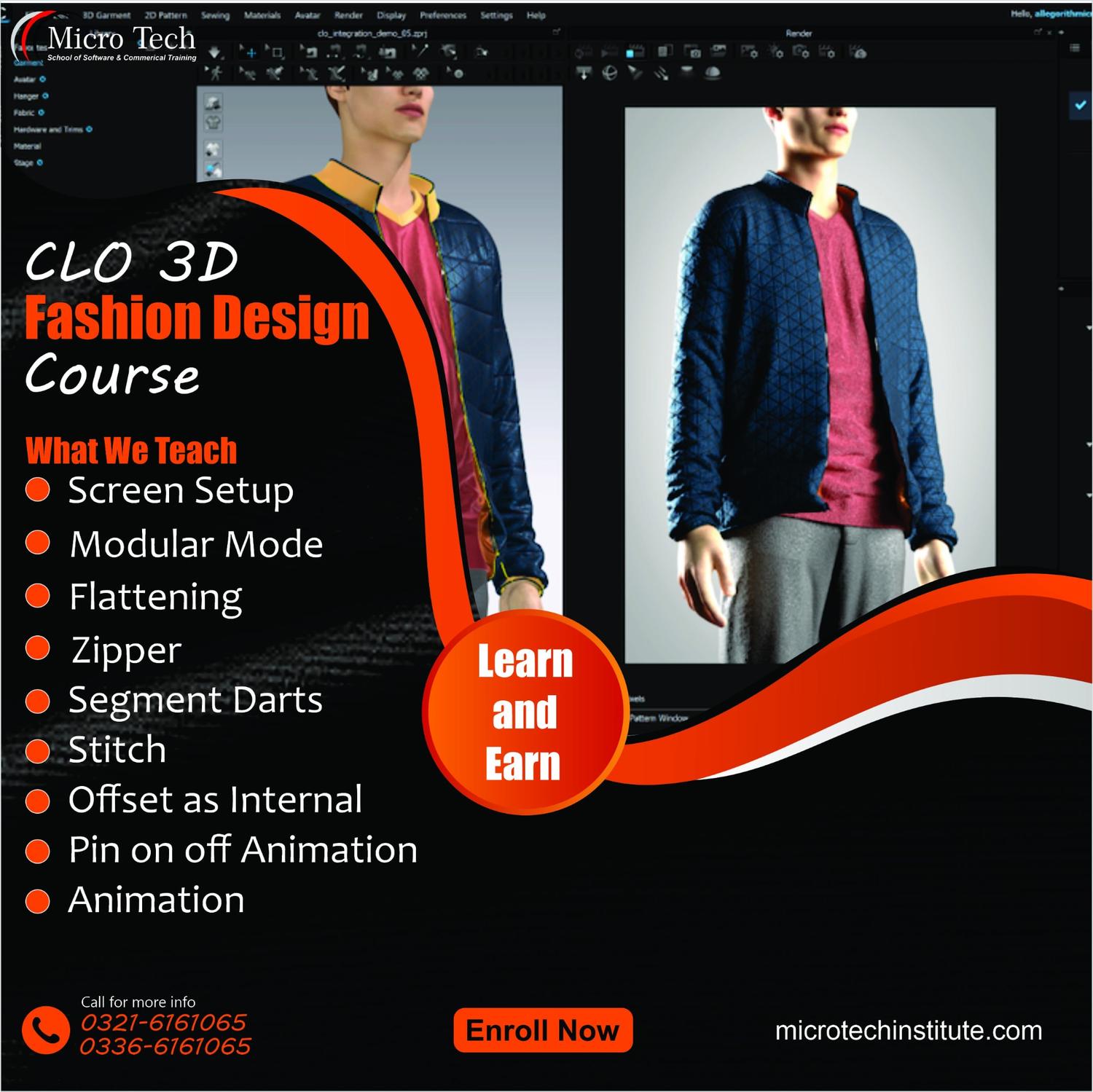 CLO 3D Course | Learn 3D Fashion & Garment Design CLO 3D fashion design course training for 3D garment visualization