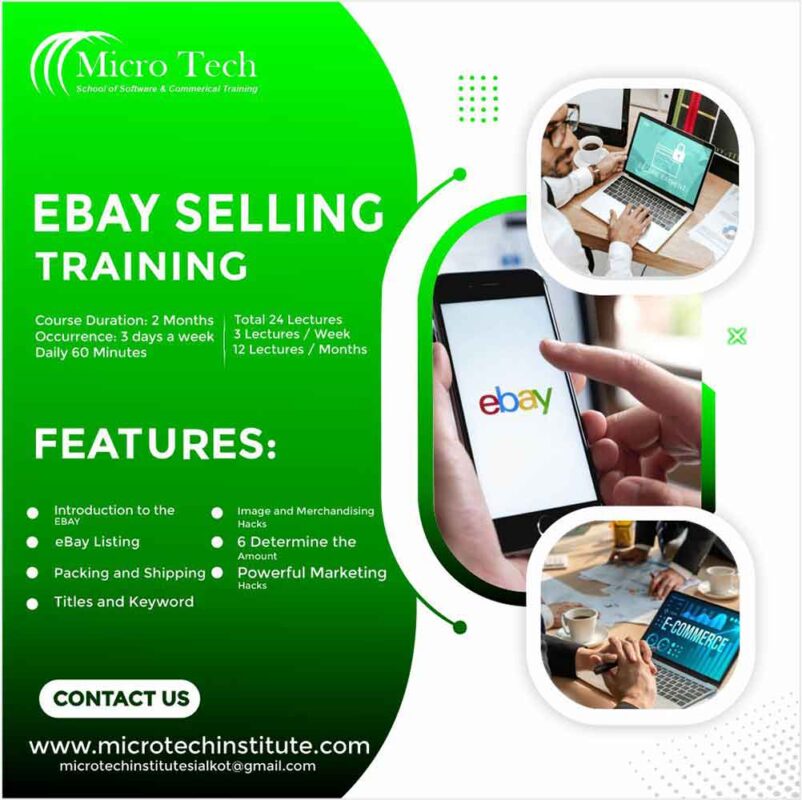 eBay Practical Training Classes Course Coaching Diploma in Sialkot