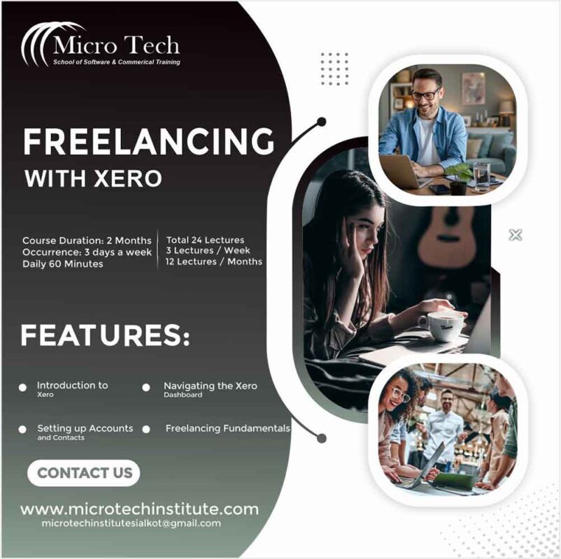 Freelancing with Xero โ Computer Short Course Coaching in Sialkot Pakistan
